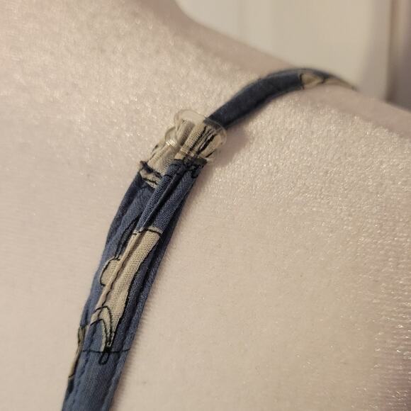 Soho Chiek, S | Babydoll Boho Corset Lace Laundry Print Mini Dress NWT - Picture 4 of 5